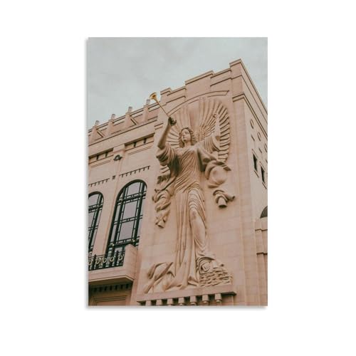 Fort Worth Bass Concert Hall Canvas Poster Wall Art Prints Poster for Beedroom Living Room Wall Decor Aesthetic