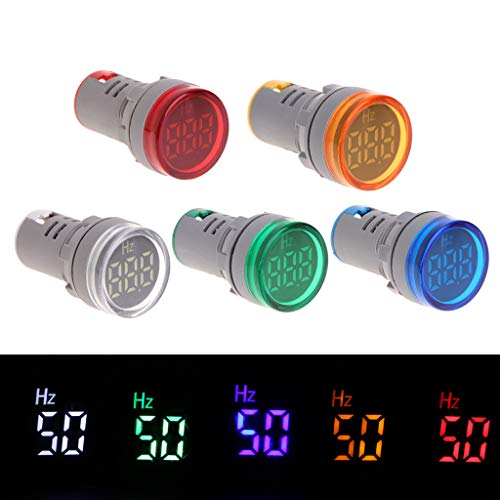Medidor de frecuencia compacto con gran pantalla LED miniatura 5