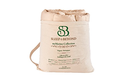 Sleep & Beyond 102 By 90-Inch Organic Merino Wool Comforter, King, Ivory #TOP3