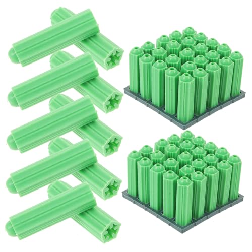 ARTIBETTER Drywall Anchor Set 100pcs Wall Anchors Self-Tapping Screws Plastic Expansion Tube for Drywall