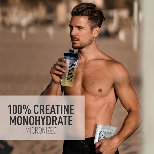 Isopure 100% Creatine Monohydrate Micronized — 250g (Unflavoured) — Creatine Supplements - image 3