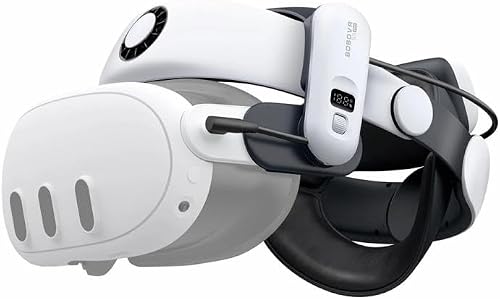 S3 Pro For Meta Quest 3 VR Head Strap with 10000mAh Battery