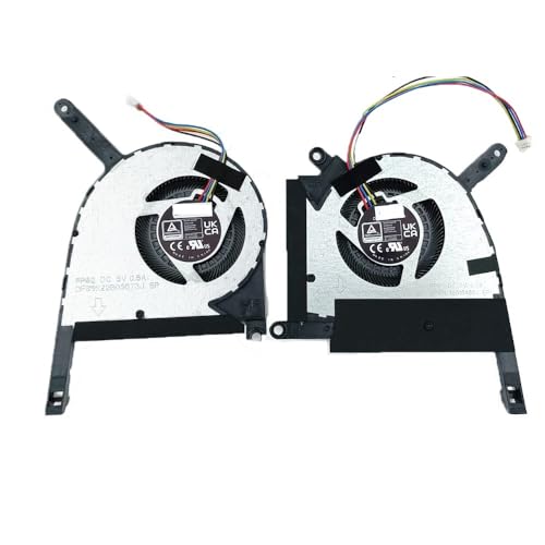 Ventilateur CPU GPU pour ASUS Tuf Gaming A15 FA507 FA707 FX507 | Paire de Radiateurs Ordinateur