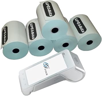 Rolls to Fit Pax A910 PaxA910 A 910 A-910 Dojo Do Jo 5 Rolls Chip & Pin Credit Card