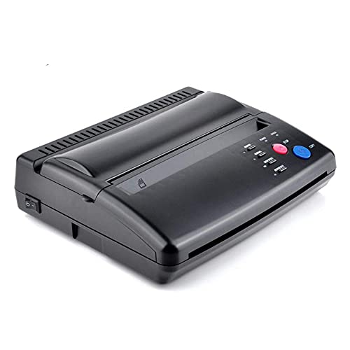 Pro Black Tattoo Transfer Copier Printer Machine Thermal Stencil Paper Maker Tattoo Transfer Printer Machine with Five Functional Buttons