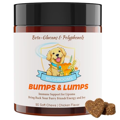 Natural Lipoma Support for Dogs, 7 Organic Mushroom Blend with