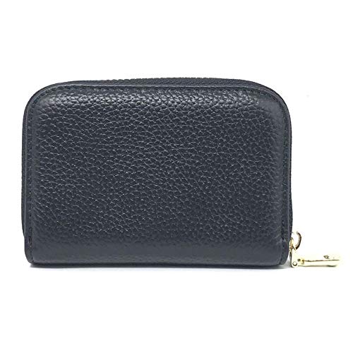 RFID Blocking Zip Around Top Grain Leather Card Case, Card Holder2