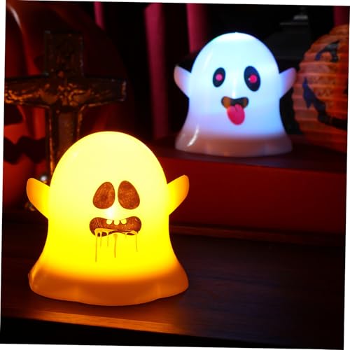 Velas LED Fantasma de Halloween pack de 12 luces decorativas para chimeneas 6