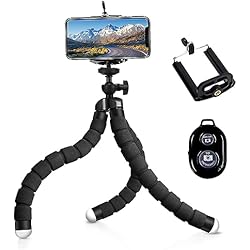 Tripode 360 Para Celular Trípode Portátil para Celular Teléfono Tripode para Movil Flexible Mini Selfie Stick para Smartphone, Cámara