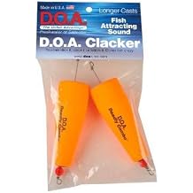 DOA Popper Clacker Pre-Rigged and Ready to Fish 2 Per Pack 62999