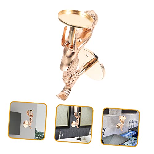 Wedding Decor 4Pcs Mermaid Candle Holder Candle Sconces Metal Candle Holder Gold Candelabra Mermaid Statue Zinc Alloy Tea Lights Candles #TOP3