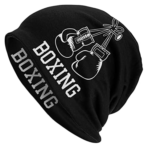 CUTEDWARF Boxing Gloves Beanie Skull Caps Knit Hat Soft Balaclava Baggy Hats Outdoor for Mens Womens Cover