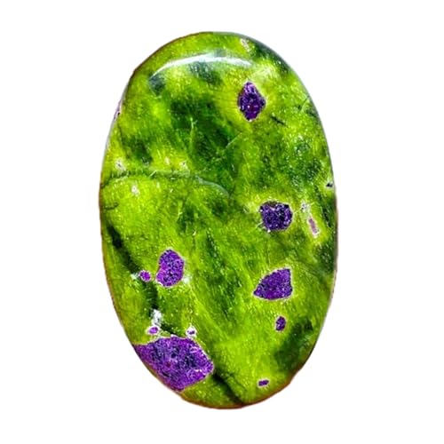 Fabrication de bijoux cabochon ovale atlantisite naturel de 39 mm pour bague et pendentif diy