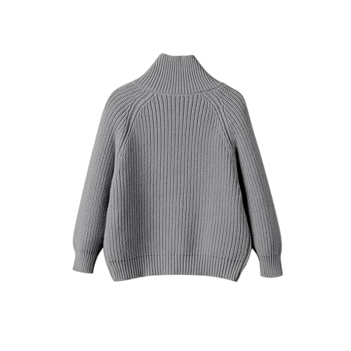 Boys Girls Cable Knit Cardigan Sweater Full Zip Long Sleeve Chunky Sweater Outerwear Kids School Uniform Fall Winter Jackets4