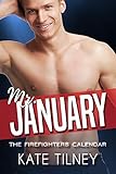 Mr. January: an older man, curvy younger woman short instalove romance (The Firefighters Calendar Book 1) (English Edition)