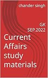 Current Affairs study materials: GK mcqs (करंट अफेयर्स अध्ययन सामग्री Book 1) (Hindi Edition)