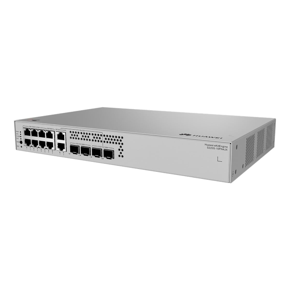 Switch Huawei eKit S220S-10PN4JX 10 Puertos RJ45 PoE+ 4 Puertos SFP+