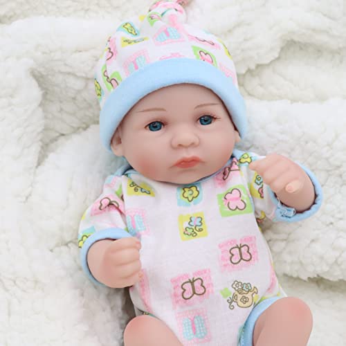 Jrlcgyp Realistic Baby Dolls Boy, 10" Lifelike Reborn Silicone Vinyl Baby Doll, Real Life Newborn Sleeping Baby Dolls Soft Look Real Set For Kids Age 3+ #TOP6