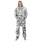 XiaoHeJD Overalls für Männer und Frauen 3D-Druck Harajuku Anime Girls House Home Pyjamas Party Jumpsuit Large, XL