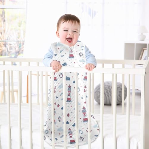 Image of vvfelixl Bright Funny Dinosaurs Baby Sleeping Bag Sleep Sack,Baby Wearable Blanket Sleep Suit for 0-6 Months