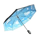 Hervorragende Wasserdichtigkeit: Die 210T Schirm-Bespannung mit DuPont Teflon-Beschichtung ist zudem extrem robust, schnelltrocknend & schimmelresistent.Der Stoff wird nicht leicht durchnässt; schütteln Sie den Regenschirm nach dem Schließen leicht, und alle Tropfen werden verschwinden.