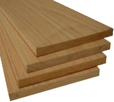 Thunderbird Forest Products R1283 Oak Project Board 1/2" X 8" X 3' (Pack of 6)