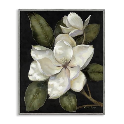 'Blooming Magnolia Buds'| Framed Giclee Art