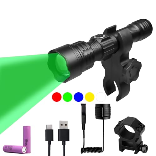 I0DO Green Light for Hunting Hog Green Flashlight