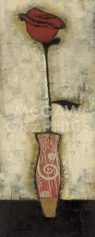 (8x20) Ernst Thule Rose Memoir Art Print Poster