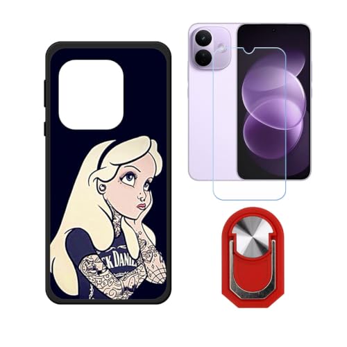 BMPNLSZ �K�p Redmi Note 17 Pro 5G�p+HD�����K���X�ɓK�����ėpTPU�P�[�X + �w?�X�^���h�� - WZ1 | �V���J�Q���P�[�X�o���p�[�ی�o�b�N�P�[�X-�ɓK����9�d�x�X�N���C�u�h�~�X�N���[���v���e�N�^(6,83") + ���