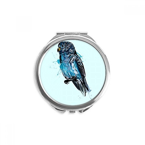 Miroir maquillage de poche oiseau noir, une idée cadeau originale et utile