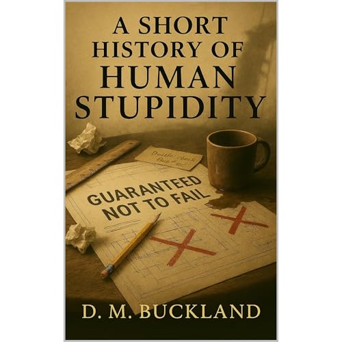A SHORT HISTORY OF HUMAN STUPIDITY Audiolibro Por D. M Buckland arte de portada