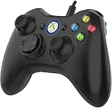 Wired Gaming Controller, PC Game Controller Joystick mit Dual Vibration für Windows 10/8/7, PS3, Android, USB Wired Video Gaming Controller
