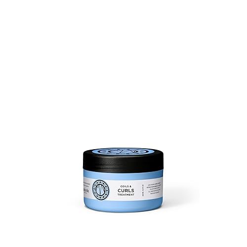 Maria Nila Mascarilla para el cabello con acabado de bobinas y rizos, 8.5 onzas líquidas, para cabello rizado y ondulado, aceite de jojoba para