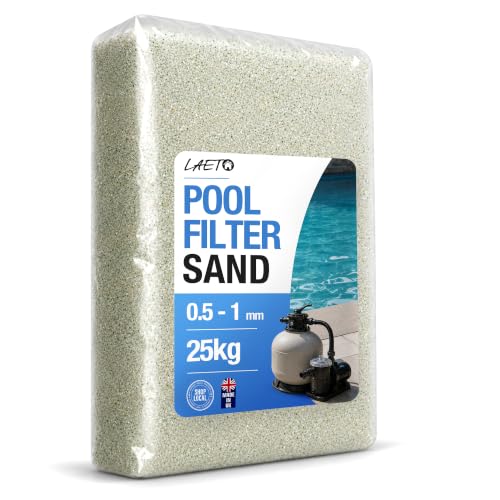 Laeto Glass Filter Media Silica Sand 0.5mm-1.0mm Pool Aquarium Quartz