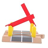Accessoires de ferrée : surface lisse et , modèle de bloc de route ferroviaire ne blessera pas les pendant jeu, jouets de modèle de train
