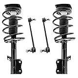Detroit Axle - Front Strut Coil Spring & Sway Bar Link for 2007 2008 2009 2010 2011 2012 Nissan Sentra Base, S, SL and SR Models Only