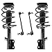Detroit Axle - Front Strut Coil Spring & Sway Bar Link for 2007 2008 2009 2010 2011 2012 Nissan Sentra Base, S, SL and SR Models Only
