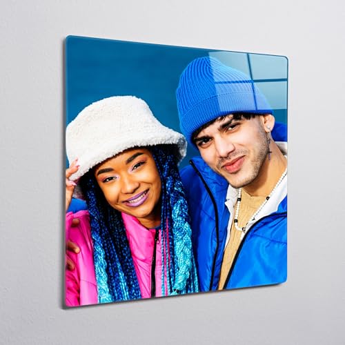 ArtPix 3D Personalized Glass Photo Tiles - Custom Picture Wall Art Prints