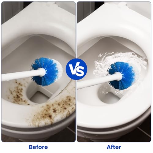 4 Pack Toilet Brush Replacement Head