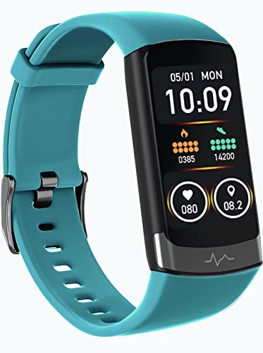 MorePro Health Smart Watch, Fitness Tracker with Heart Rate and Blood Pressure Monitor, HRV and Blood Oxygen Sleep Tracking Watch, Activity Step Tracker with Body Temperature Monitor for Women Men