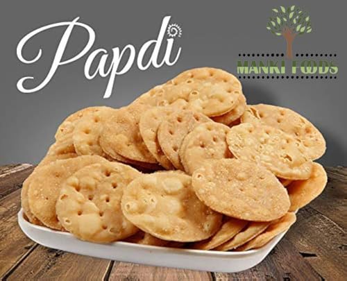 Image of Maanki Chaat Papdi Bhel Puri /Chat Puri /Chat Papdi /Sev Puri(Papdi) 400 Grams (Pack of 200 g x 2)