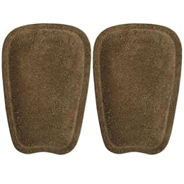 pedag Supra | German Handmade Shoe Tongue Pads | Soft Suede Leather and Memory Foam Shoe Padding | Solves Loose Shoes Problem | 1 Pair, Small/Medium Size