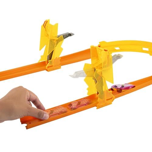 Piste Hot Wheels Track Builder Éclair avec boîte de rangement empilable - 4