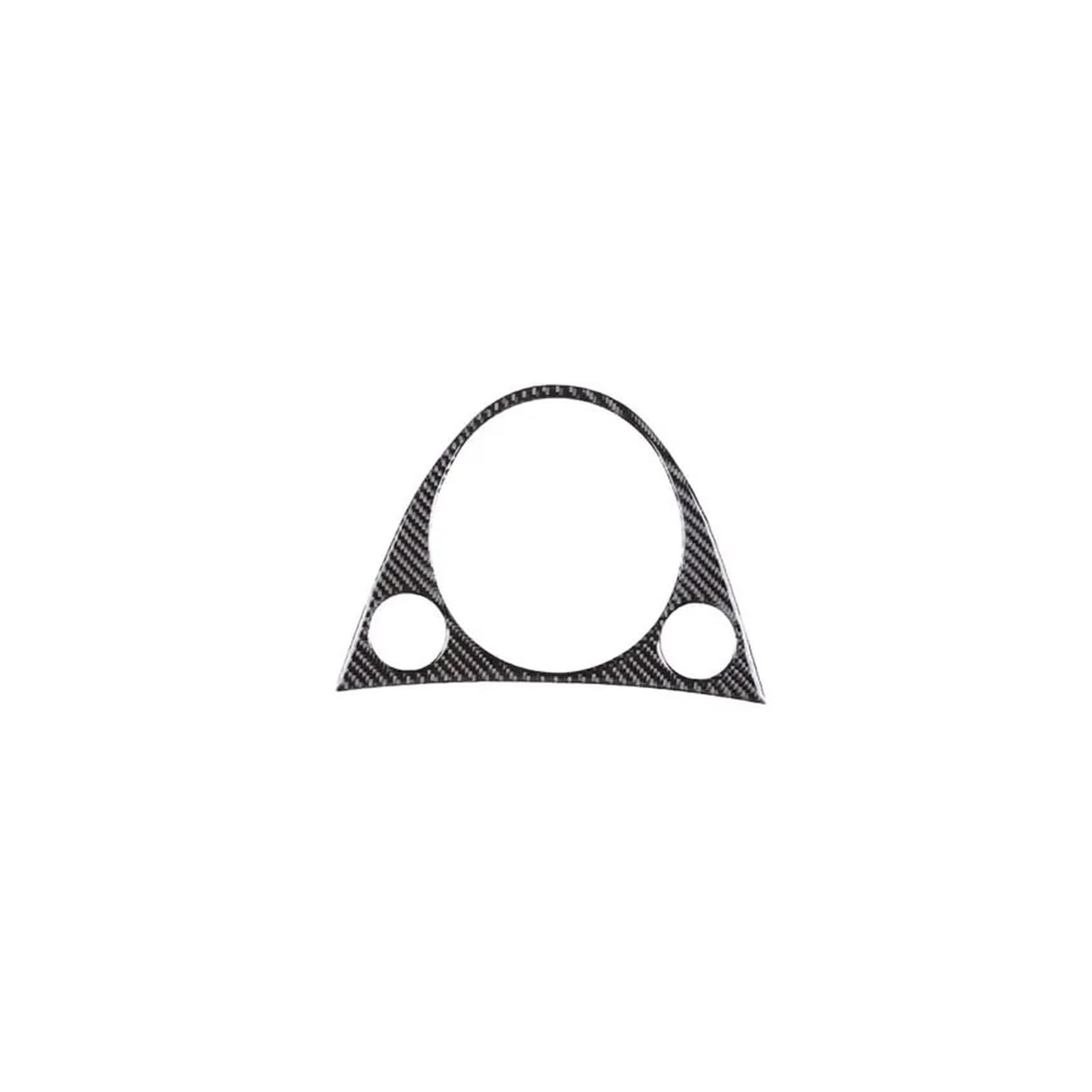 Central Control Trim for Fiat 500 2011-2023 for Abarth 595 2016-2023 695 2017-2023 Center Control Gear Shifter Frame Sticker(Black Carbon Fiber)