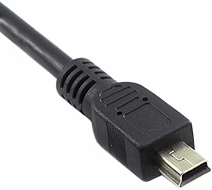 USB 2.0 Mini B Extension Cable Male,Panel Mount Type USB 2.0 USB Mini B Male to USB Mini B Female Cable with Screws 50cm
