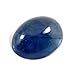 gemsonclick Cab blau Saphir Stein 4,5 Karat natur Original Oval Lose Edelstein