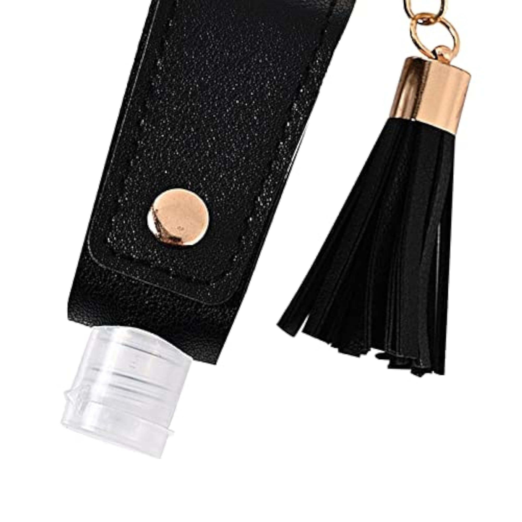 30ML Empty Refillable Hand Sanitizer Bottle with Keychain Holder