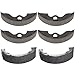 SCITOO Front Rear Brake Shoes fit Honda Recon 250 TRX250 1997-2014 2011 2012 2013