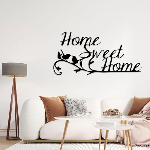 Décoration murale au-dessus du lit en métal de qualité